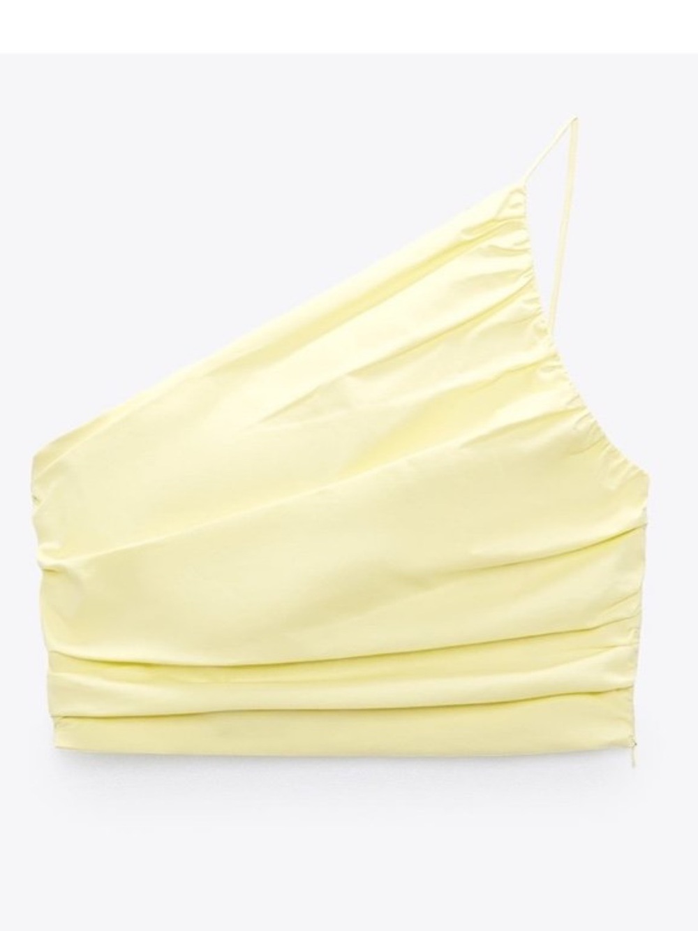 NWOT ZARA CRÈME YELLOW TOP SMALL
